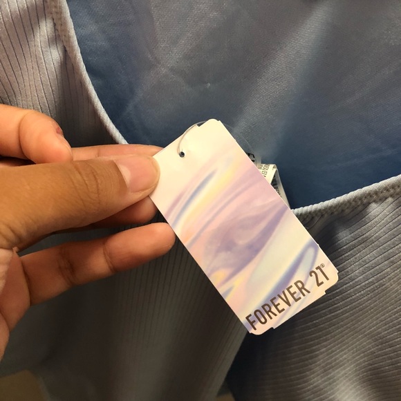 Baby blue one piece bathing suite - Picture 6 of 6